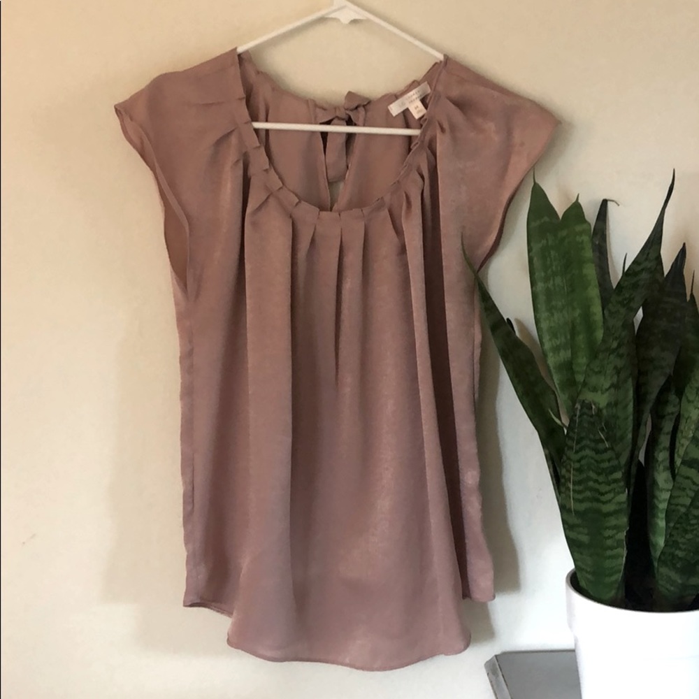 Dusty rose blouse
